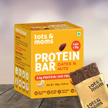 Load image into Gallery viewer, Dates &amp; Nuts Protein Bar | Healthy Snack | Kids Friendly | 150g - Tots and Moms - BeNative Ventures Pvt. Ltd
