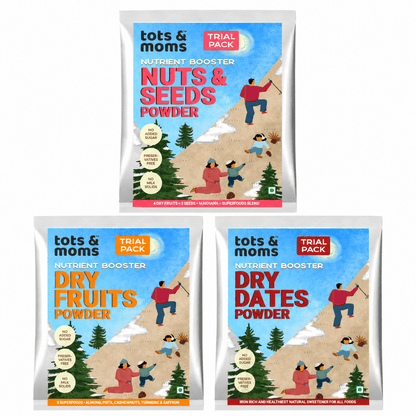 Dry Fruit Mixes Trial Pack - Tots and Moms - BeNative Ventures Pvt. Ltd