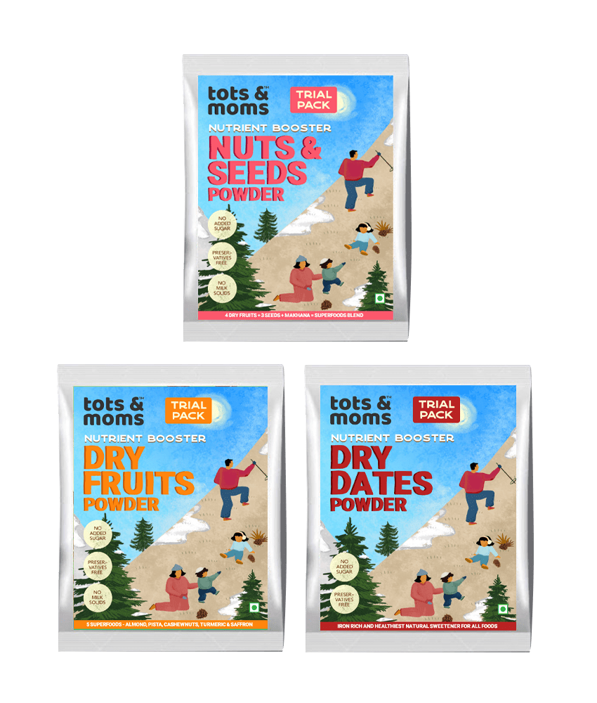 Dry Fruit Mixes Trial Pack - Tots and Moms - BeNative Ventures Pvt. Ltd