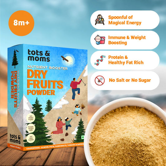 Dry Fruits Powder | Nutrient Booster | 100g - Tots and Moms - BeNative Ventures Pvt. Ltd