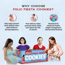 Load image into Gallery viewer, Folic Fiesta Cookies - Foxtail Millet &amp; Almond Cookies for Moms - 150g - Tots and Moms - BeNative Ventures Pvt. Ltd

