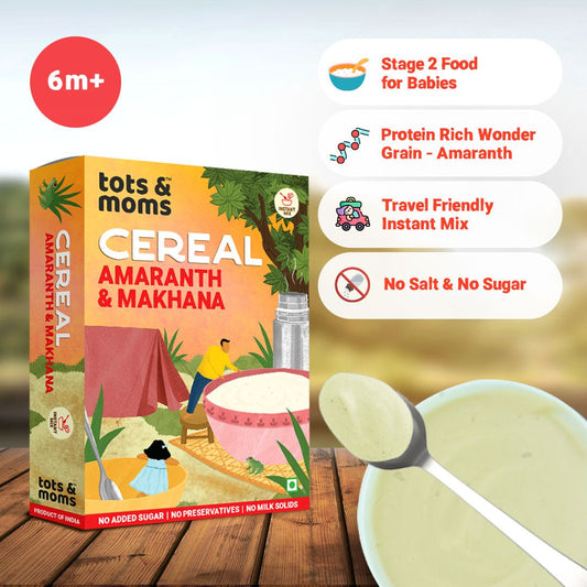 Instant Amaranth & Makhana - 200g - Tots and Moms - BeNative Ventures Pvt. Ltd