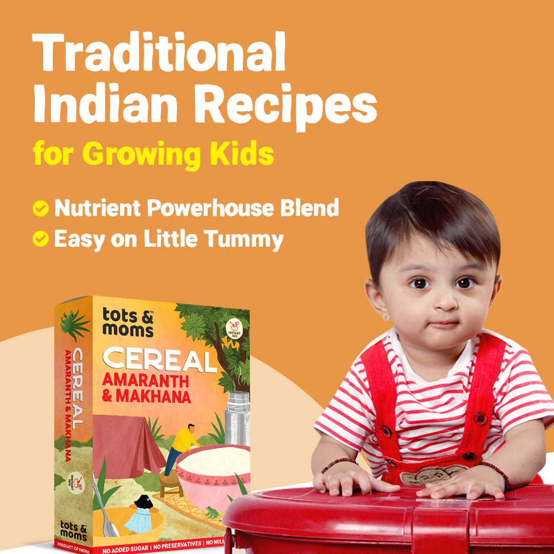 Instant Amaranth & Makhana - 200g - Tots and Moms - BeNative Ventures Pvt. Ltd