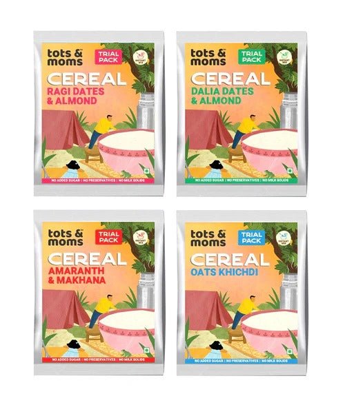 Instant Mixes Trial Pack Combo - 4 Packs - Tots and Moms - BeNative Ventures Pvt. Ltd