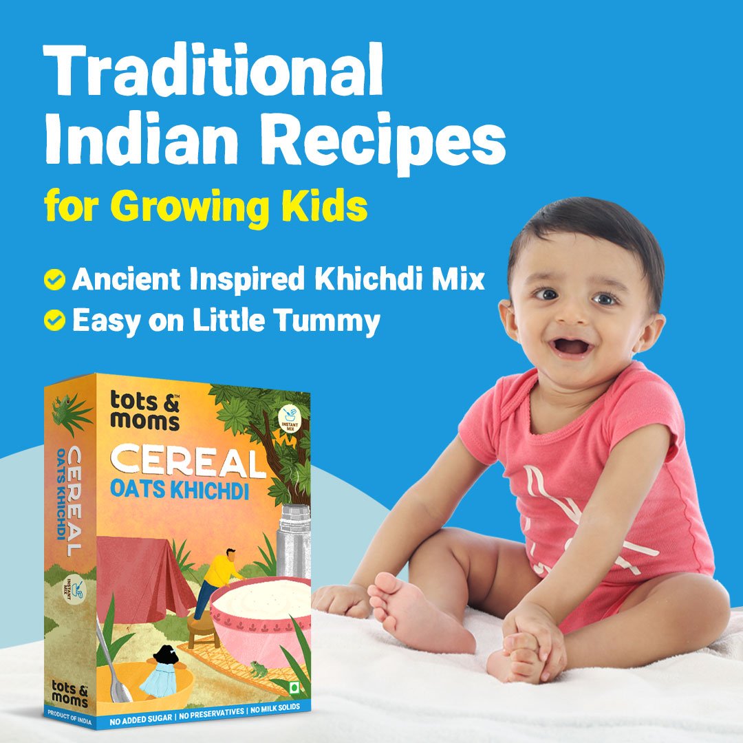 Instant Oats Khichdi - 200g - Tots and Moms - BeNative Ventures Pvt. Ltd