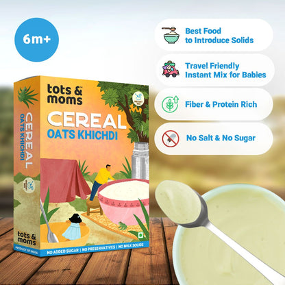 Instant Oats Khichdi - 200g - Tots and Moms - BeNative Ventures Pvt. Ltd