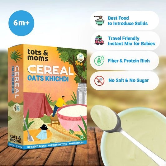 Instant Oats Khichdi - 200g - Tots and Moms - BeNative Ventures Pvt. Ltd