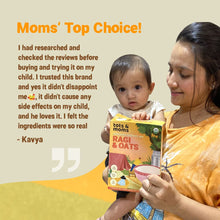 Load image into Gallery viewer, Instant Ragi &amp; Oats Cereal - 200g - Tots and Moms - BeNative Ventures Pvt. Ltd
