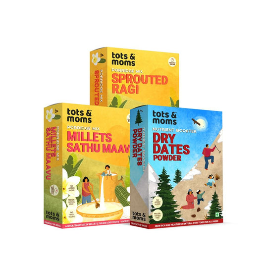 Iron Rich Foods Combo | Pack of 3 - Tots and Moms - BeNative Ventures Pvt. Ltd