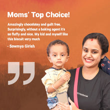 Load image into Gallery viewer, Millet &amp; Jaggery Cookies - Choco Bajra | Pack of 6 - Tots and Moms - BeNative Ventures Pvt. Ltd
