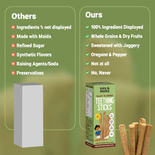Load image into Gallery viewer, Millets &amp; Herbs | Teething Sticks | Healthy Snack for Babies &amp; All Ages | Pack of 2 | 150g Each - Tots and Moms - BeNative Ventures Pvt. Ltd
