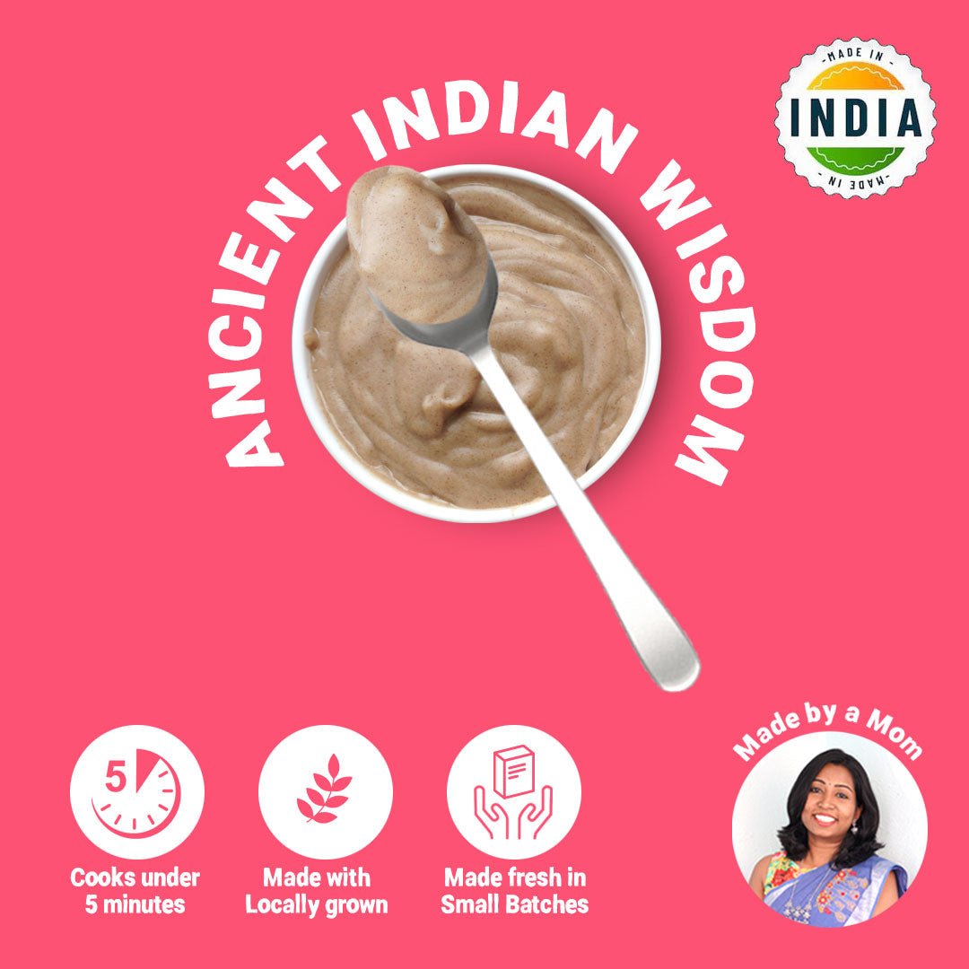 Millets Sathu Maavu | Multigrain Health Mix | 200g - Tots and Moms - BeNative Ventures Pvt. Ltd