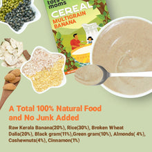 Load image into Gallery viewer, Multigrain Banana Cereal | 200g - Tots and Moms - BeNative Ventures Pvt. Ltd

