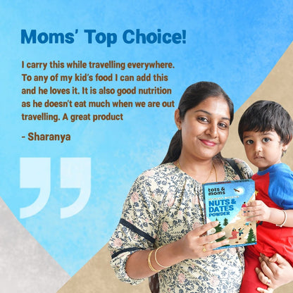 Nuts & Dates Powder | 7 Superfoods for Kids | 100g - Tots and Moms - BeNative Ventures Pvt. Ltd