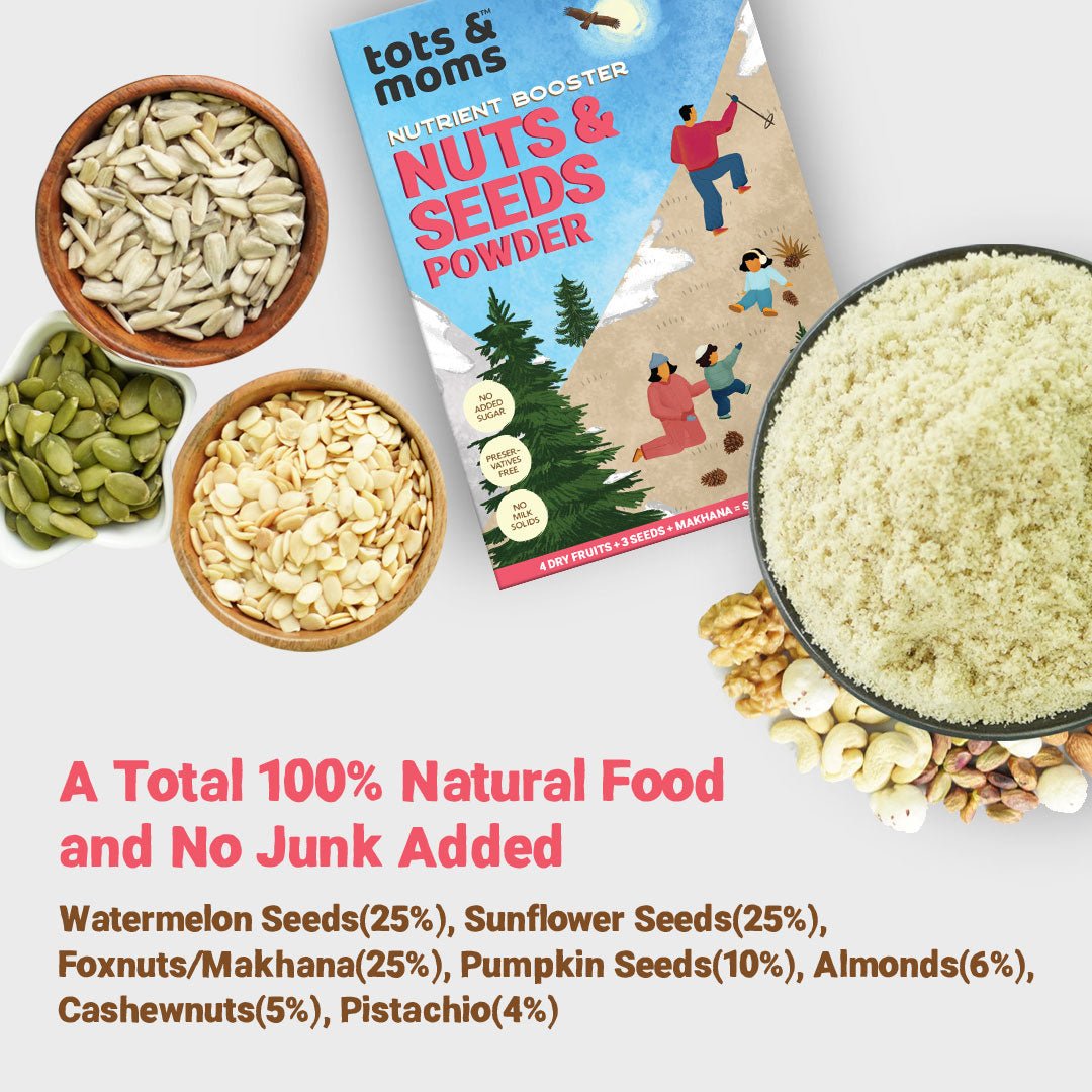 Nuts & Seeds Powder | 100g - Tots and Moms - BeNative Ventures Pvt. Ltd