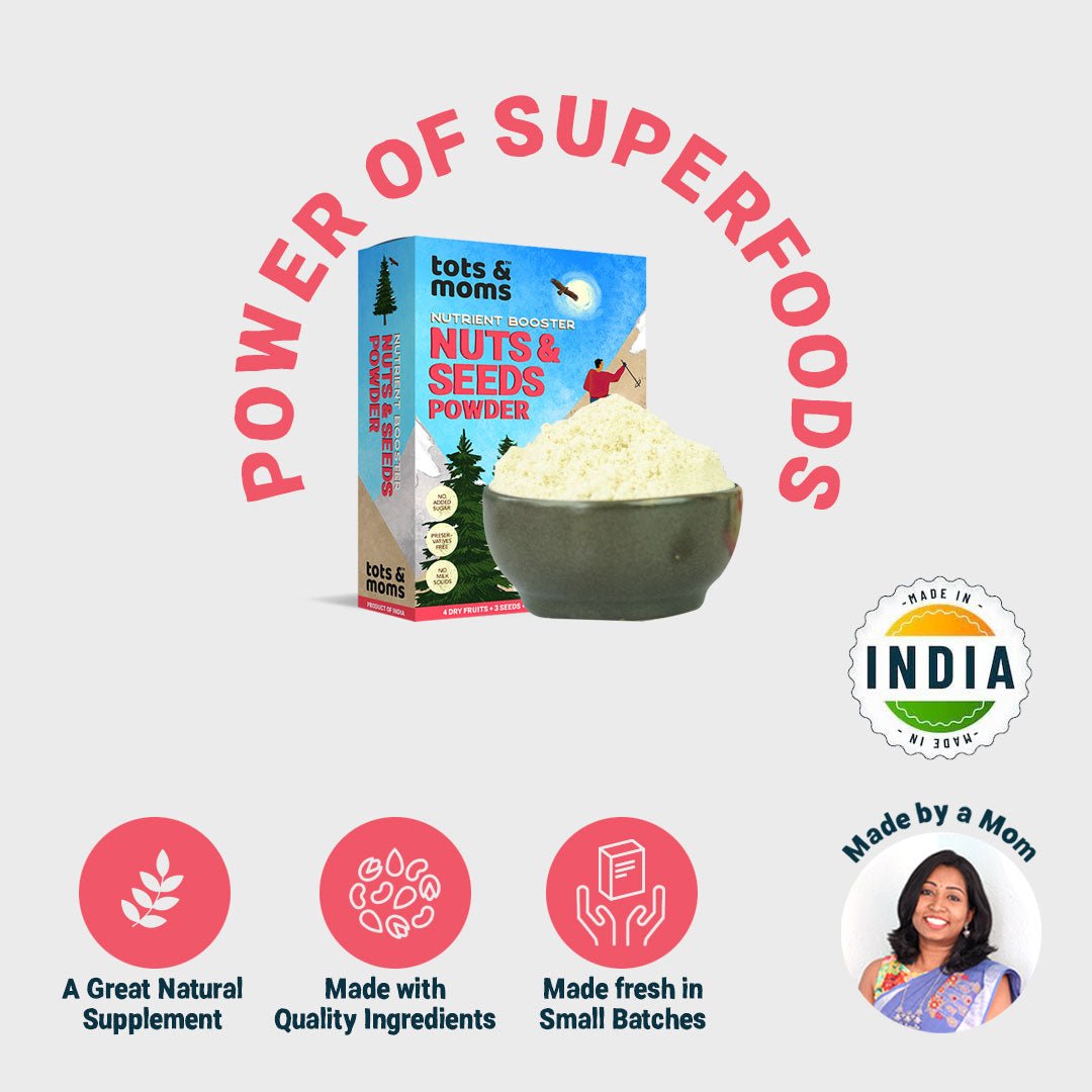 Nuts & Seeds Powder | 100g - Tots and Moms - BeNative Ventures Pvt. Ltd