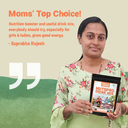 Nutspro with Jaggery Drink Mix | 200g - Tots and Moms - BeNative Ventures Pvt. Ltd