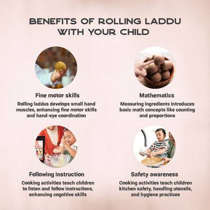 Pack of 2 Laddu Mixes - Tots and Moms - BeNative Ventures Pvt. Ltd