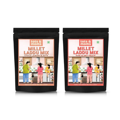 Pack of 2 Laddu Mixes - Tots and Moms - BeNative Ventures Pvt. Ltd