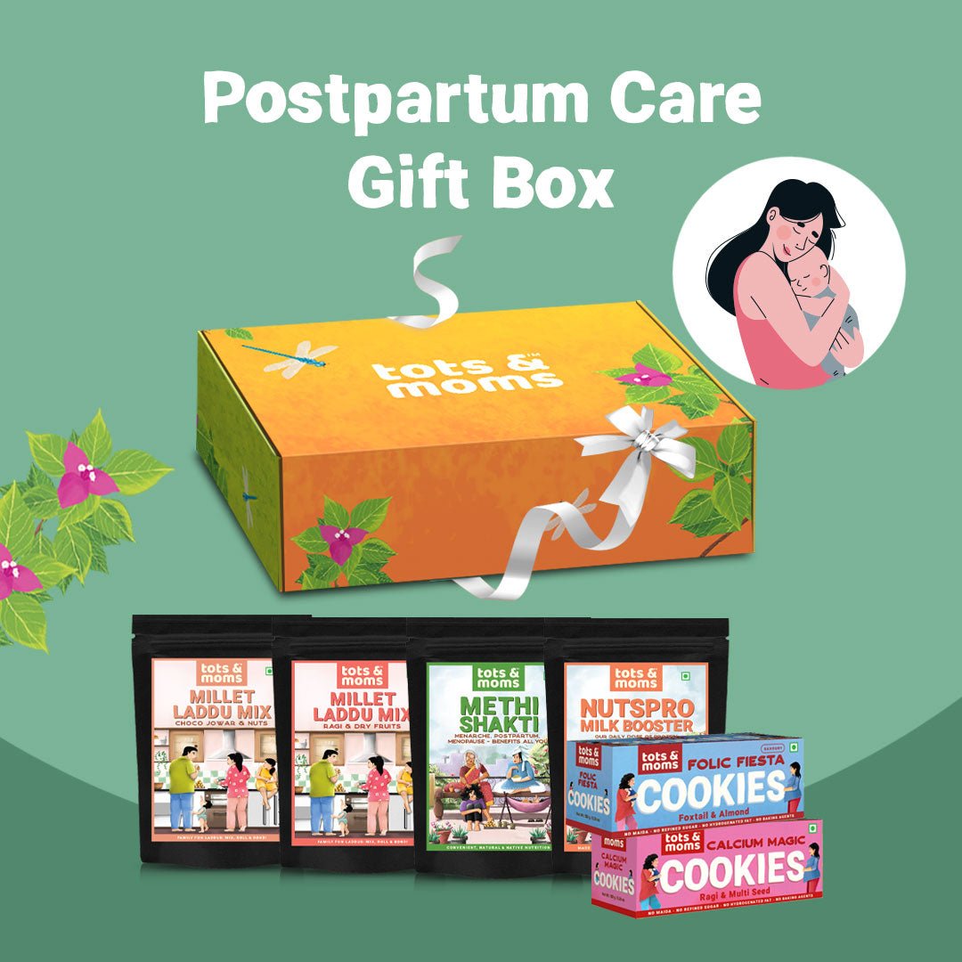 Postpartum Care Gift Box | Gifts for New Moms - Tots and Moms - BeNative Ventures Pvt. Ltd