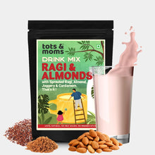 Load image into Gallery viewer, Ragi &amp; Almond with Jaggery Drink Mix - 200g - Tots and Moms - BeNative Ventures Pvt. Ltd
