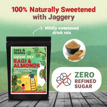 Load image into Gallery viewer, Ragi &amp; Almond with Jaggery Drink Mix - 200g - Tots and Moms - BeNative Ventures Pvt. Ltd
