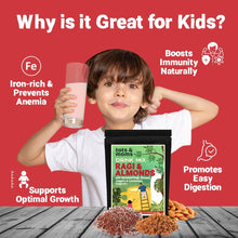 Load image into Gallery viewer, Ragi &amp; Almond with Jaggery Drink Mix - 200g - Tots and Moms - BeNative Ventures Pvt. Ltd
