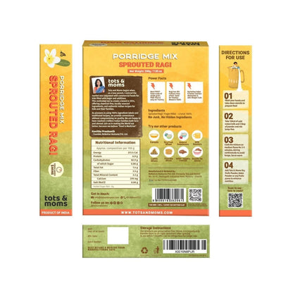 Ragi Cereals Combo - Pack Of 3 - Tots and Moms - BeNative Ventures Pvt. Ltd