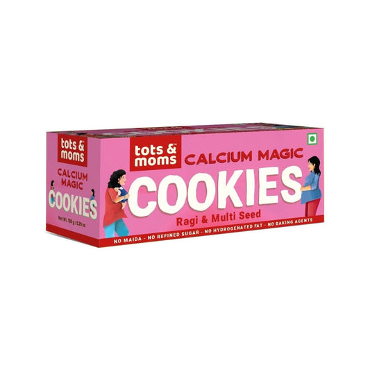 Ragi & Multi Seeds Calcium Cookies - 150g - Tots and Moms - BeNative Ventures Pvt. Ltd
