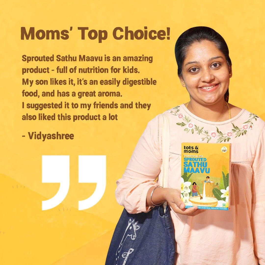 Sprouted Sathu Maavu - Pack of 3 - Tots and Moms - BeNative Ventures Pvt. Ltd