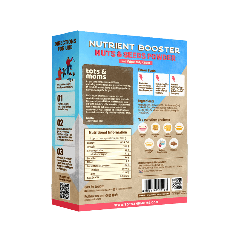Travel Foods Combo - 2 | Pack of 4 - Tots and Moms - BeNative Ventures Pvt. Ltd