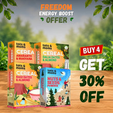 Load image into Gallery viewer, Travel Foods Combo - 2 | Pack of 4 | Buy 3 Instant Mix + 1 Dry Fruits Mix | Get 30% OFF - Tots and Moms - BeNative Ventures Pvt. Ltd
