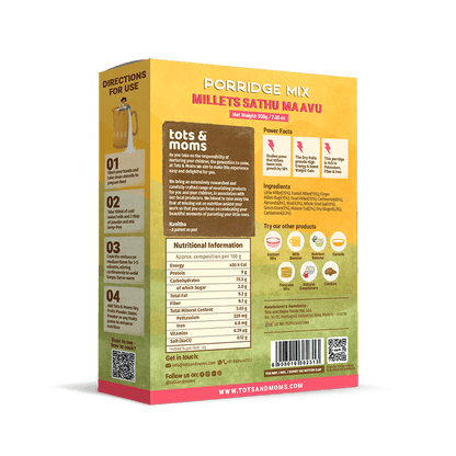 Weight Gaining Foods Combo - Pack of 4 - Tots and Moms - BeNative Ventures Pvt. Ltd