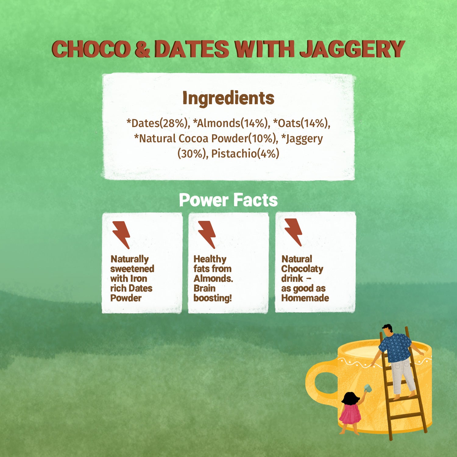 Choco Dates with Jaggery Drink Mix - 200g