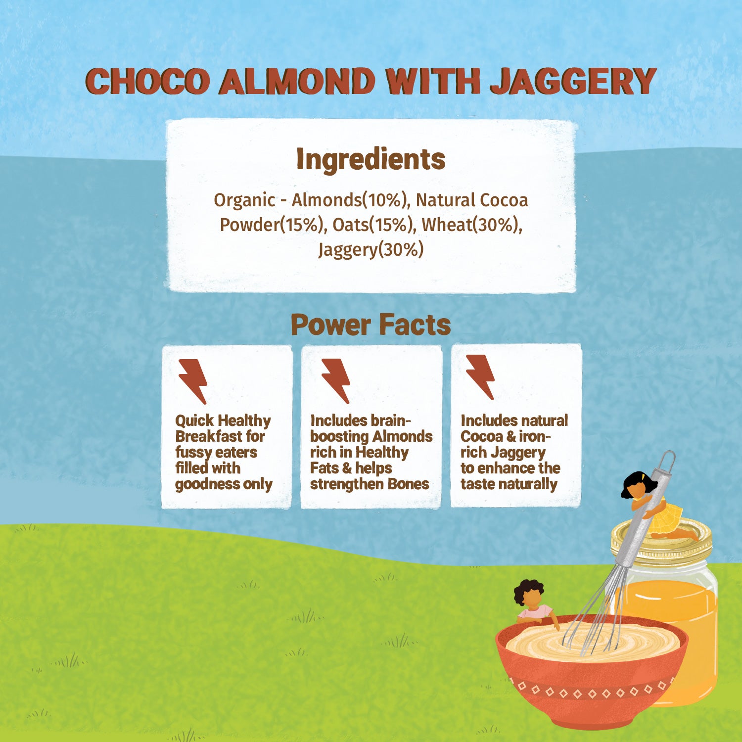 Choco Almond Pancake with Jaggery - 250g