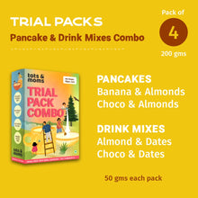 Load image into Gallery viewer, Trial Pack - Pancake and Drink Mix Combo 4 Packs
