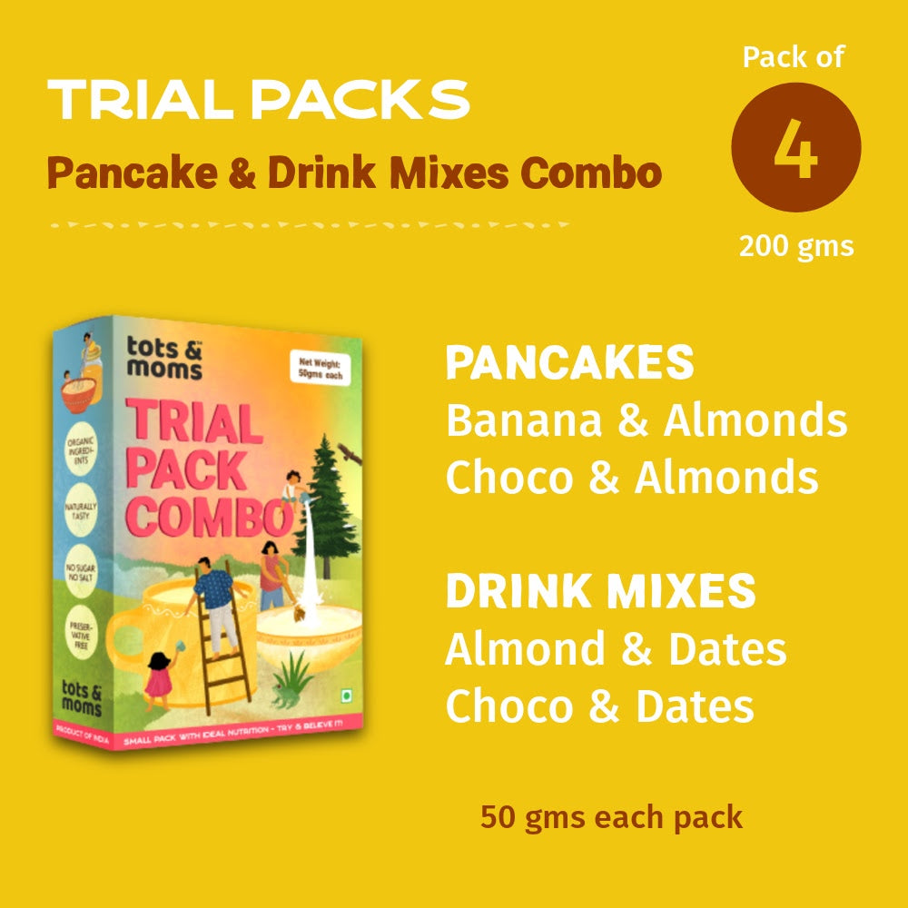 Trial Pack - Pancake and Drink Mix Combo 4 Packs