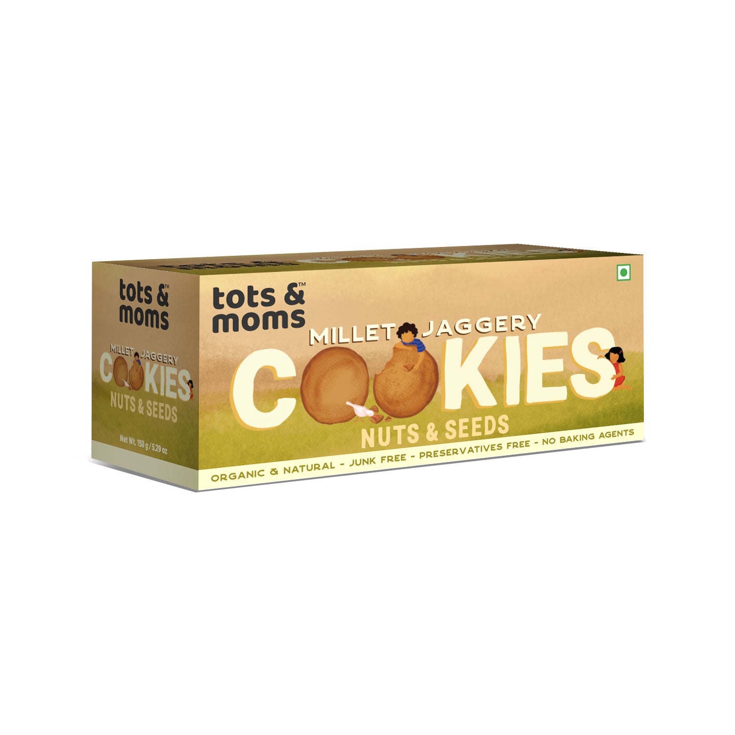 Nuts & Seeds | Millet & Jaggery Cookies - 150g