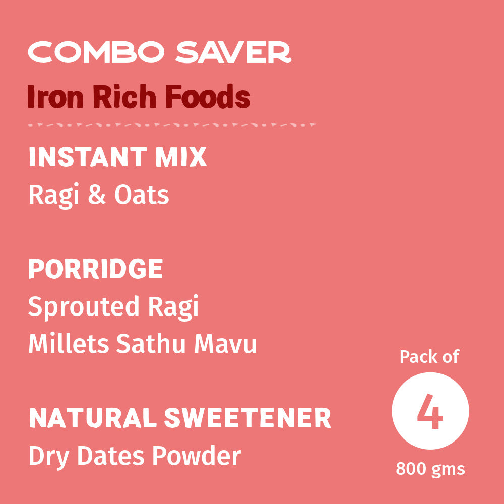 Iron Rich Foods Combo - Pack of 4